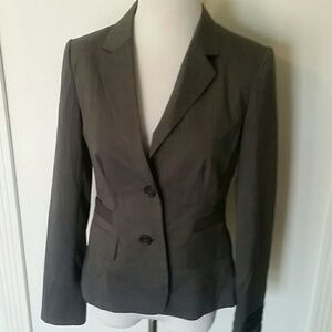 Banana Republic blazer pinstripe Gray NEW with Tag